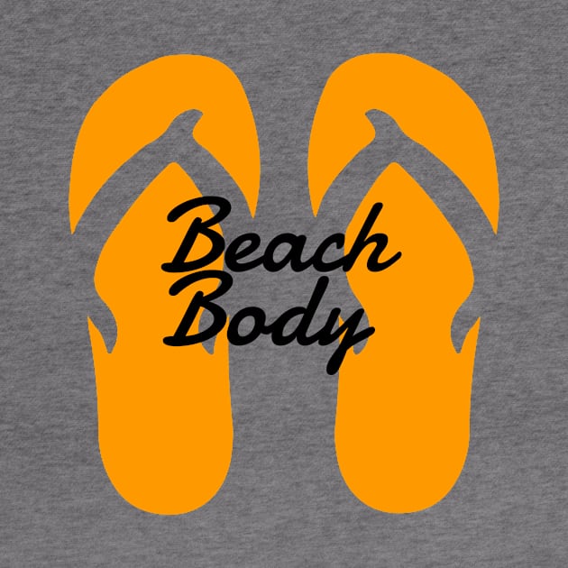 Beach Body Flip Flops by Evlar